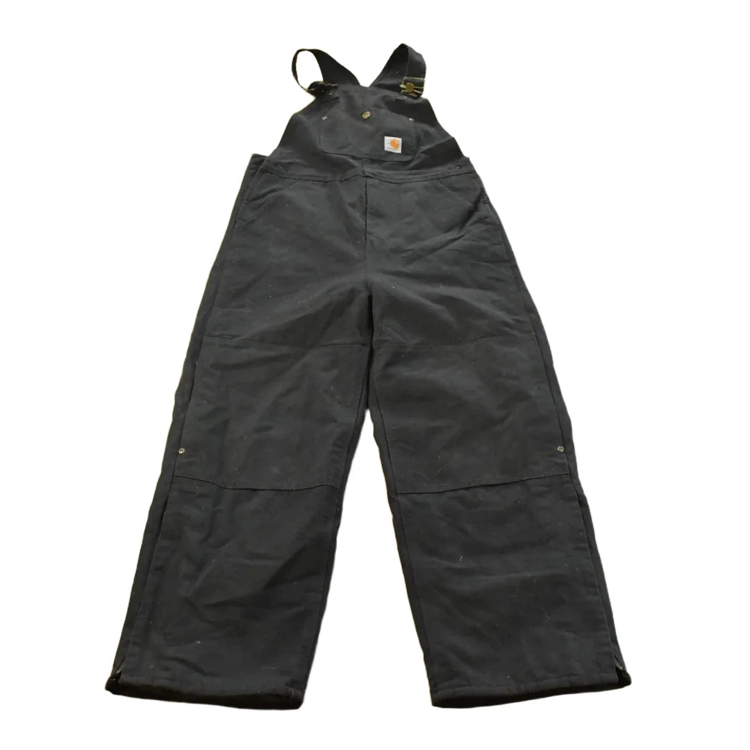 Vintage 2000s Carhartt Insulated Double Knee Canvas Bib Overalls Women's 32 x 26 from propervintagecanada