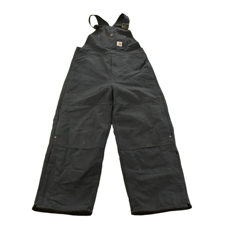Vintage 2000s Carhartt Insulated Double Knee Canvas Bib Overalls Women's 32 x 26 from propervintagecanada