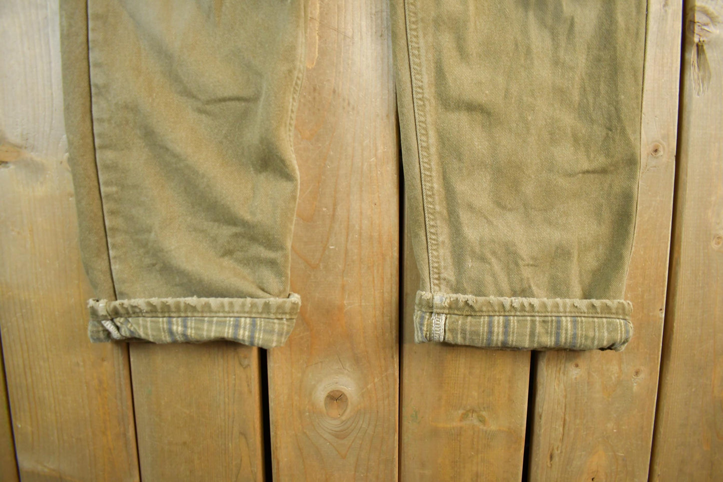 Vintage 2000s Carhartt Lined Carpenter Work Denim Jeans Men's 34 x 31 from propervintagecanada