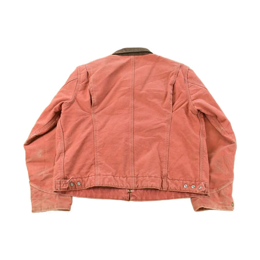 Vintage 2000s Carhartt Sherpa Lined Salmon Detroit Jacket Women's Large from propervintagecanada