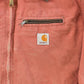Vintage 2000s Carhartt Sherpa Lined Salmon Detroit Jacket Women's Large from propervintagecanada