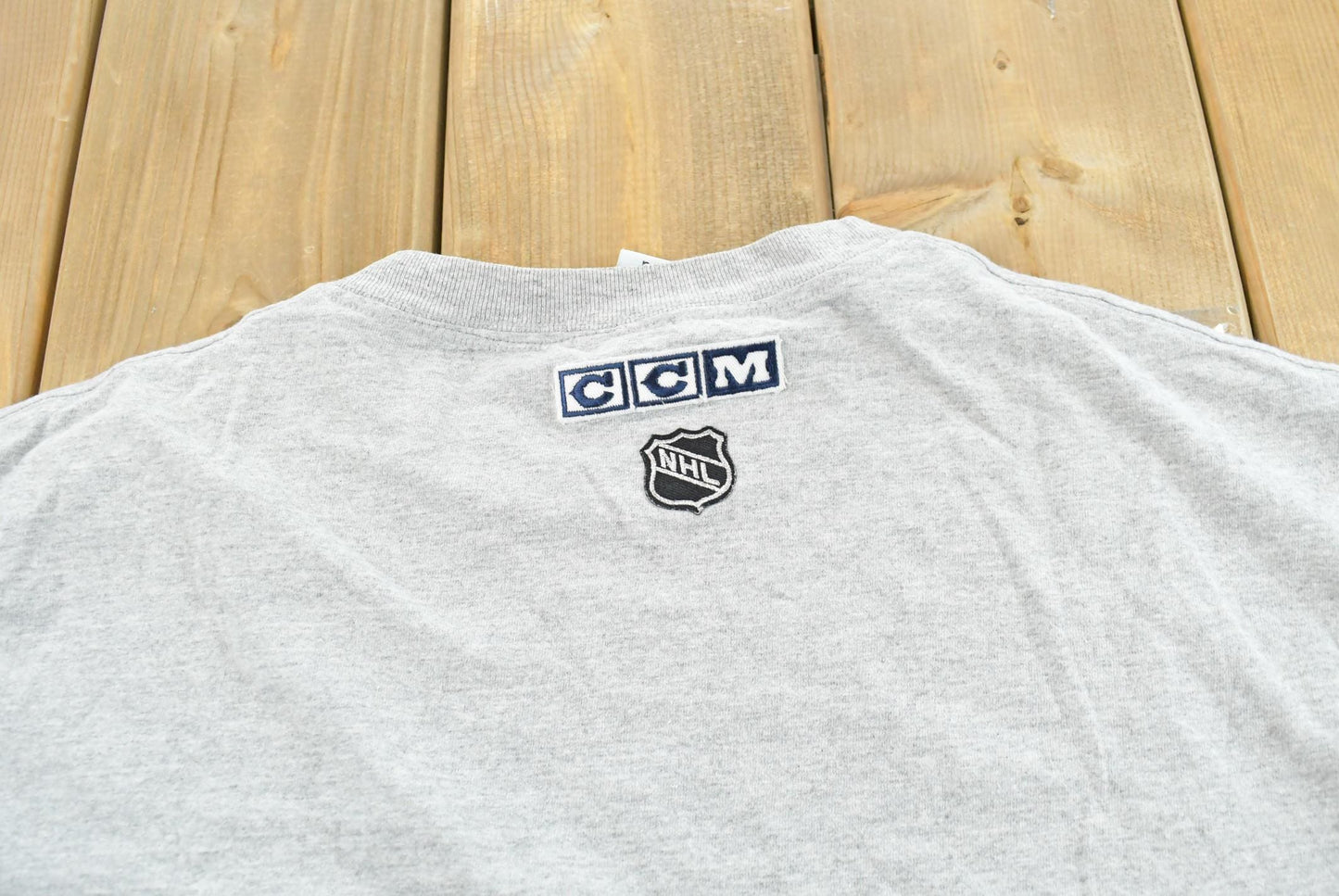 Vintage 2000s CCM Columbus Blue Jackets NHL Hockey T-Shirt Men's XL from propervintagecanada