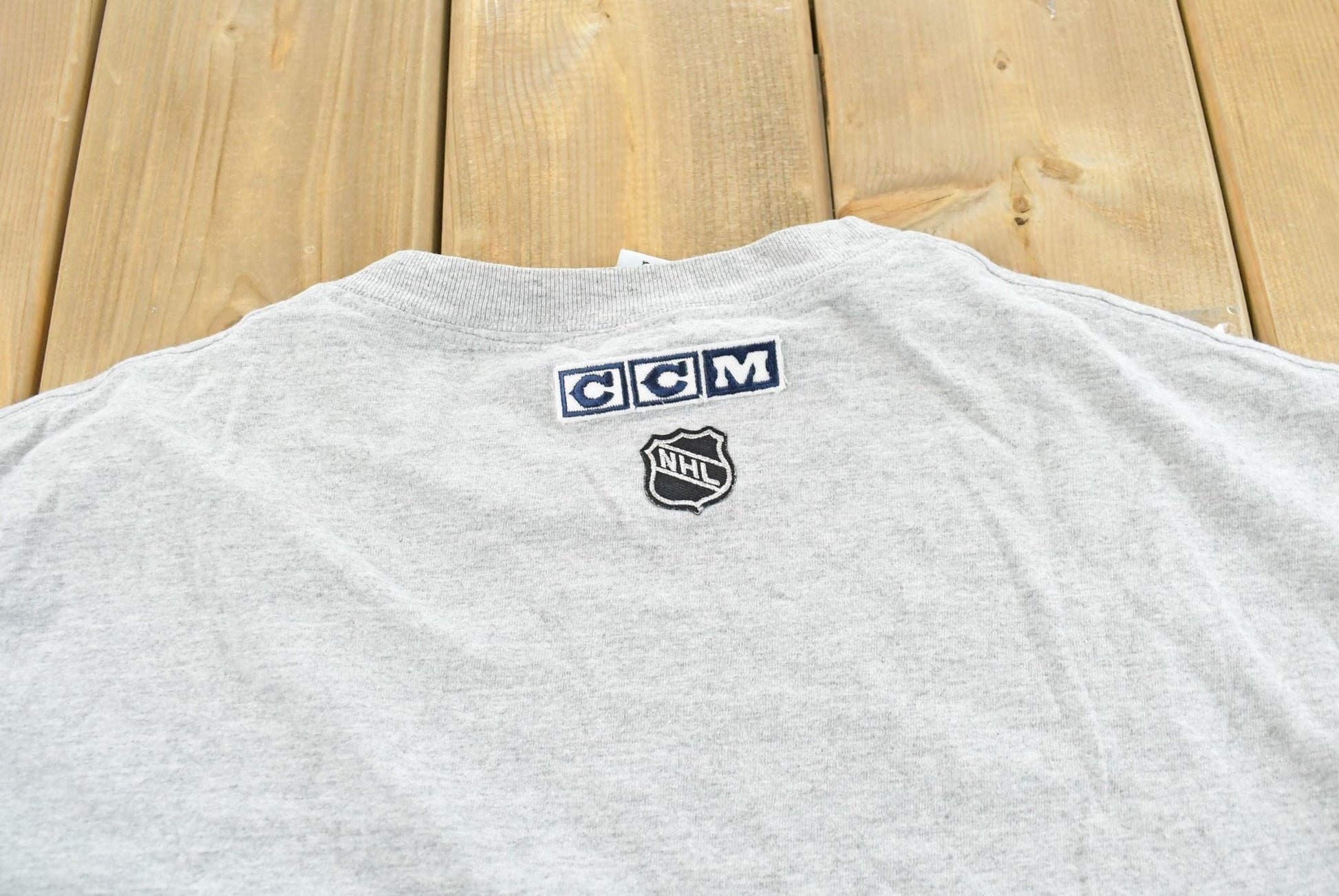 Vintage 2000s CCM Columbus Blue Jackets NHL Hockey T-Shirt Men's XL from propervintagecanada