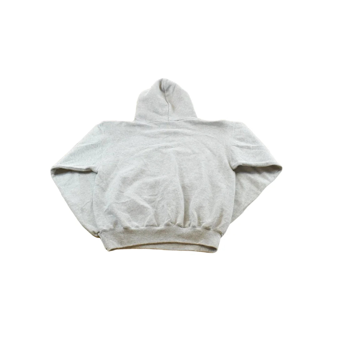 Vintage 2000s Champion Blank Gray Spellout Logo Hoodie Sweatshirt Men's M / Y2K Streetwear / 00s Basic Layering Essential / Athleisure from propervintagecanada
