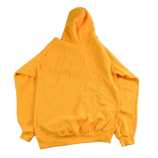 Vintage 2000s Champion Blank Yellow Hoodie Sweatshirt Men's Medium from propervintagecanada