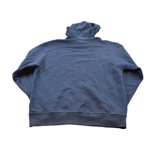 Vintage 2000s Champion Blue Small Logo Hoodie Sweatshirt Men's M from propervintagecanada