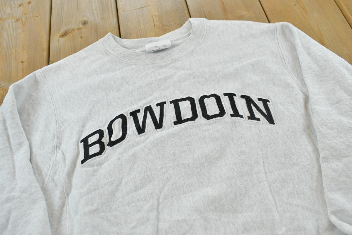 Vintage 2000s Champion Bowdoin College Reverse Weave Crewneck Sweatshirt Men's XL / 00s Streetwear / Y2K Essentials / Collegiate University from propervintagecanada