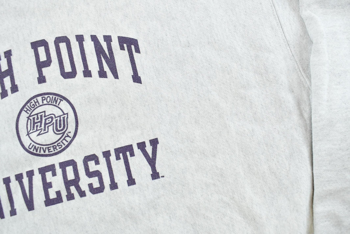 Vintage 2000s Champion Reverse Weave High Point University Collegiate Souvenir Crewneck Sweatshirt Men's L from propervintagecanada