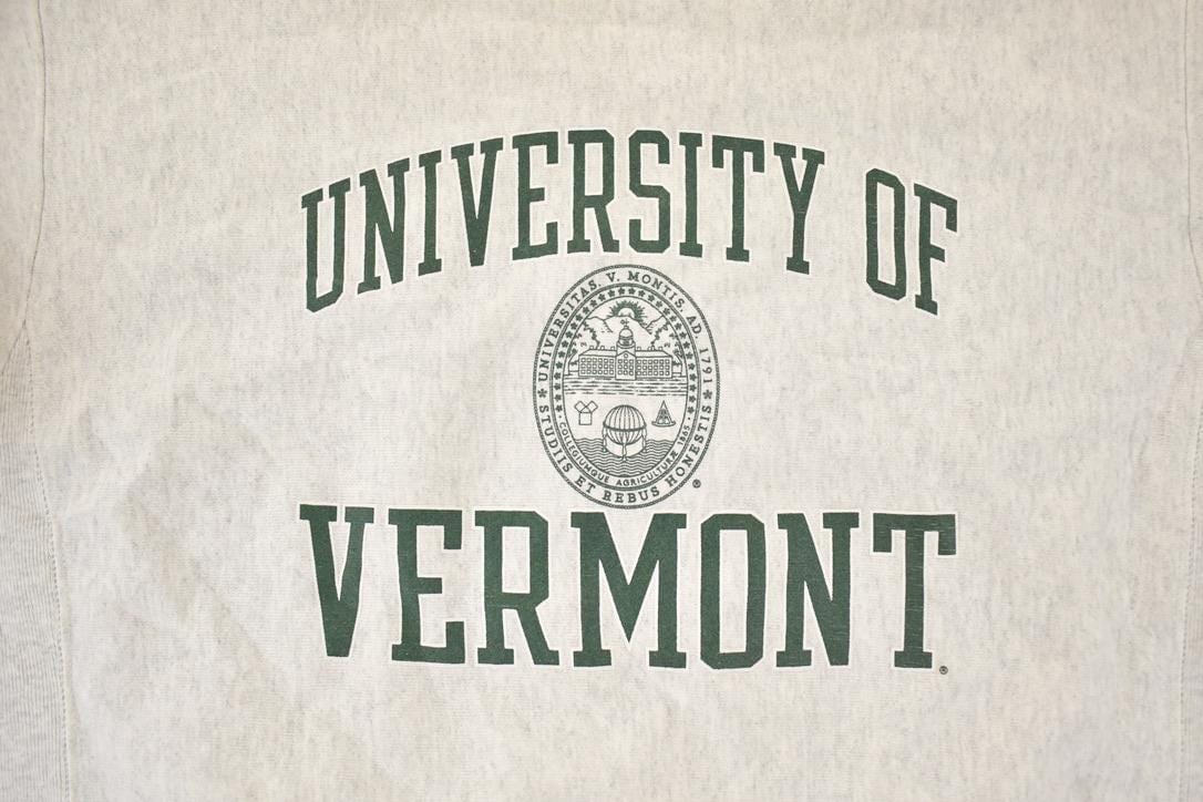 Vintage 2000s Champion Reverse Weave University Of Vermont Crewneck Men's M from propervintagecanada