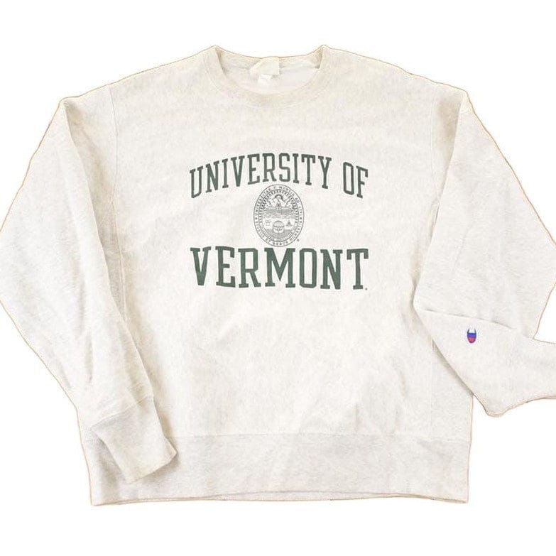 Vintage 2000s Champion Reverse Weave University Of Vermont Crewneck Men's M from propervintagecanada