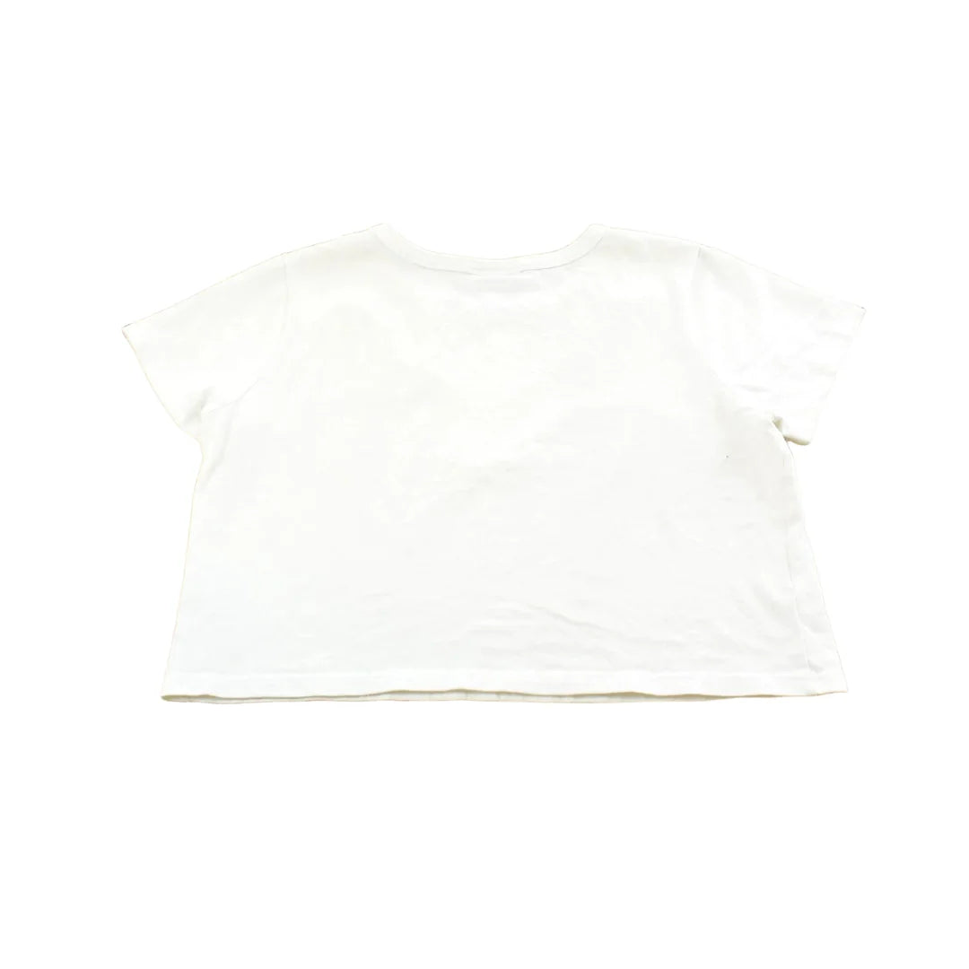 Vintage 2000s Champion Spellout T-Shirt Women's Cropped L from propervintagecanada
