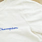 Vintage 2000s Champion Spellout T-Shirt Women's Cropped L from propervintagecanada