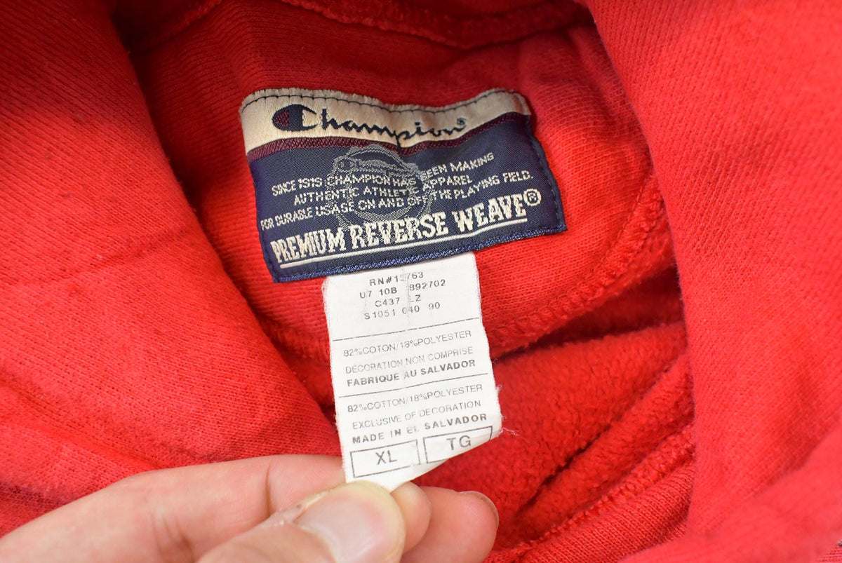Vintage 2000s Champion WC East Lacrosse Reverse Weave Hoodie Sweatshirt Men's XL / 00s Streetwear / Y2K Essentials from propervintagecanada