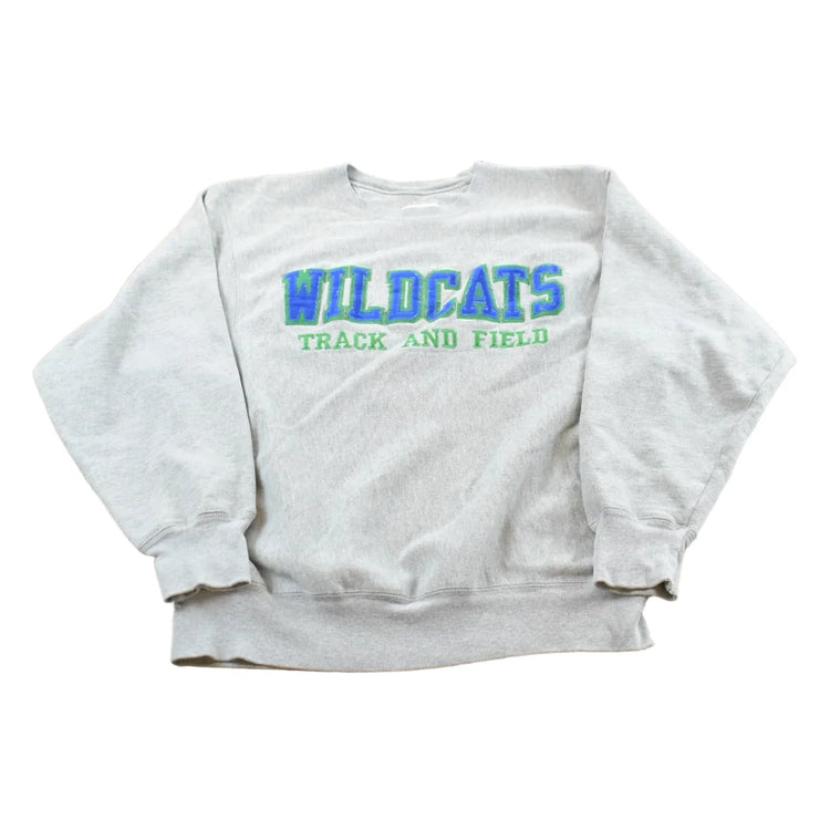 Vintage 2000s Champion Wildcats Track & Field Crewneck Sweatshirt Men's M from propervintagecanada