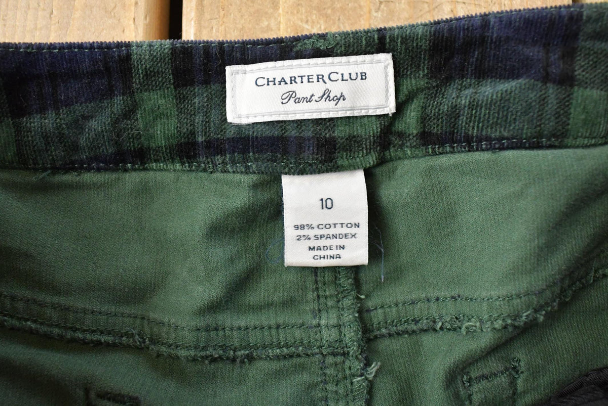 Vintage 2000s Charter Club Plaid Golf Pants Women's 34 x 30.5 from propervintagecanada