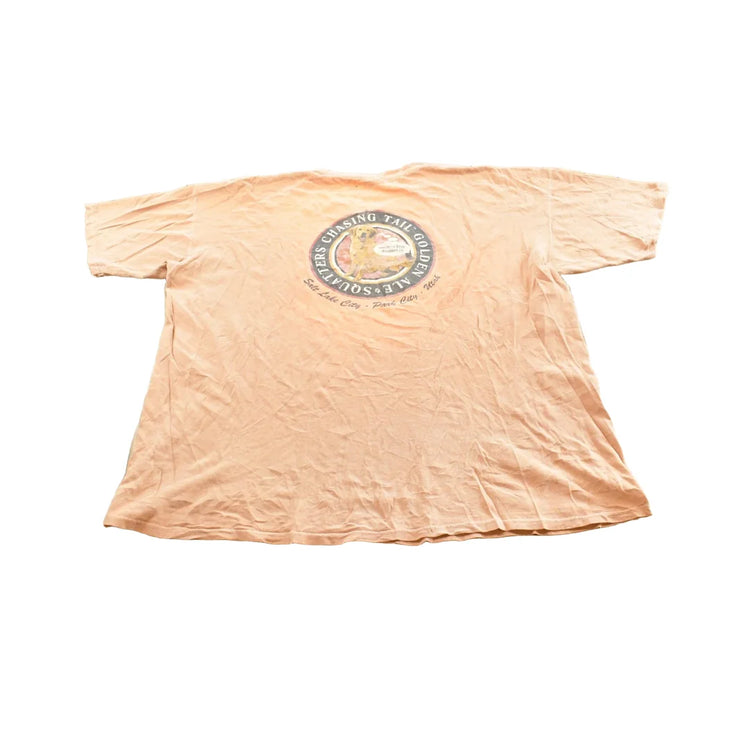 Vintage 2000s Chasing Tail Golden Ale Park City Utah Beer T-Shirt Men's 3XL from propervintagecanada