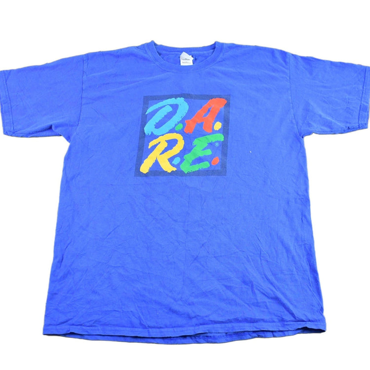Vintage 2000s Dare to Resist Drugs And Violence Souvenir T-Shirt Men's XL from propervintagecanada