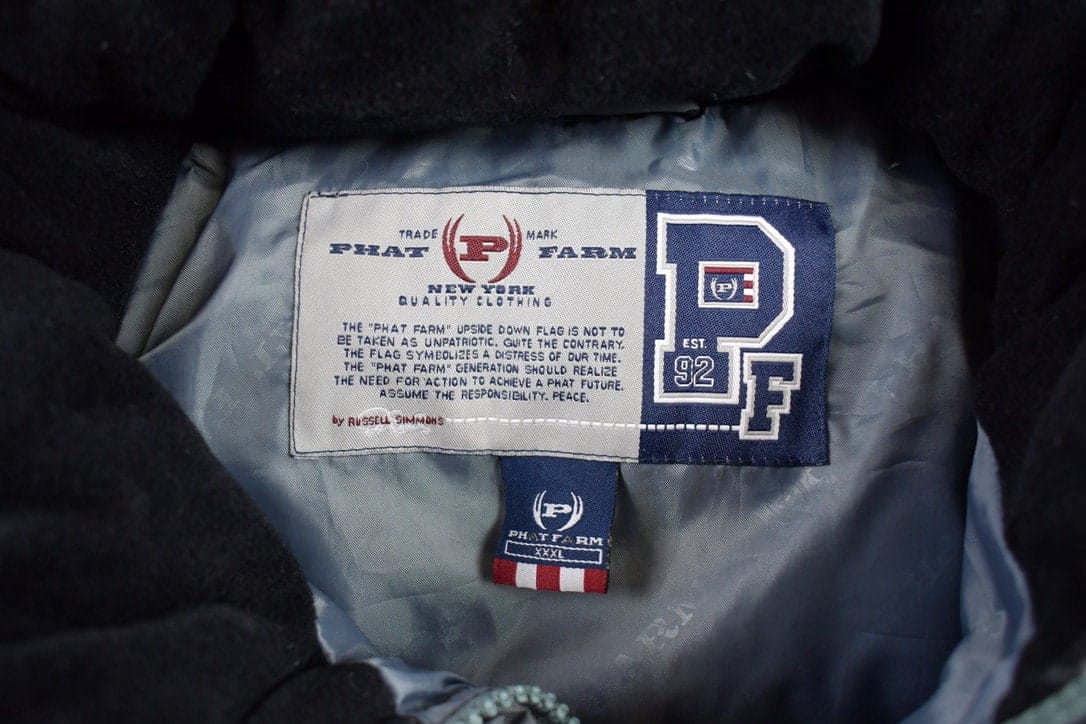 Vintage 2000s Deadstock Phat Farm Winter Puffer Jacket from propervintagecanada