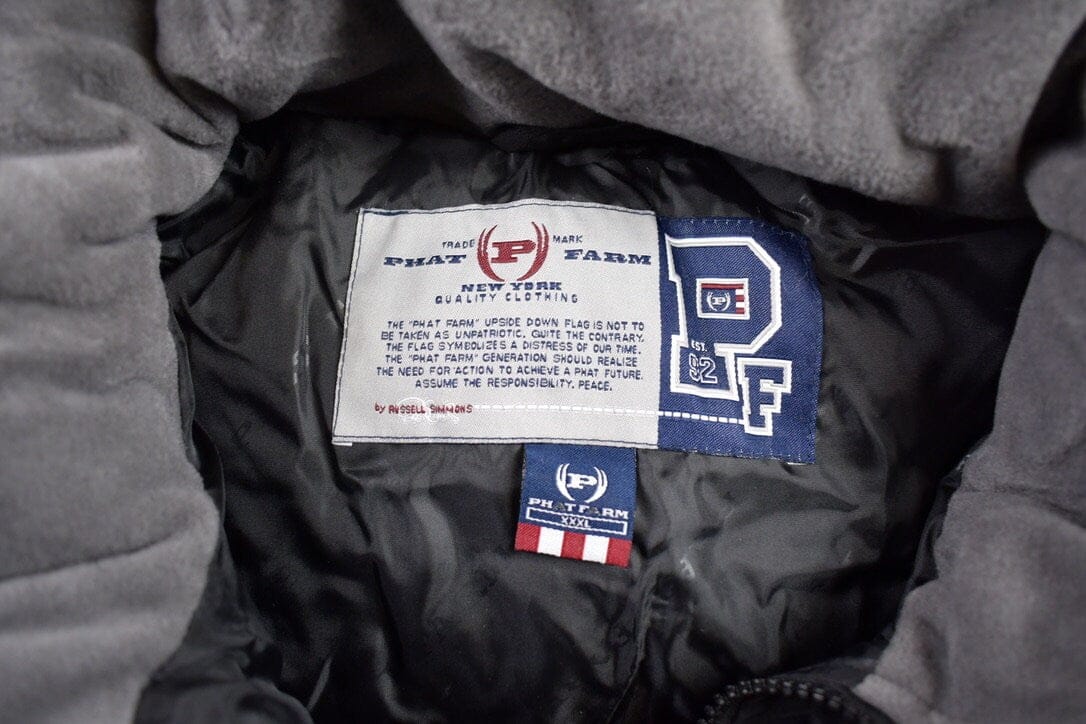 Vintage 2000s Deadstock Phat Farm Winter Puffer Jacket Men's 3XL from propervintagecanada