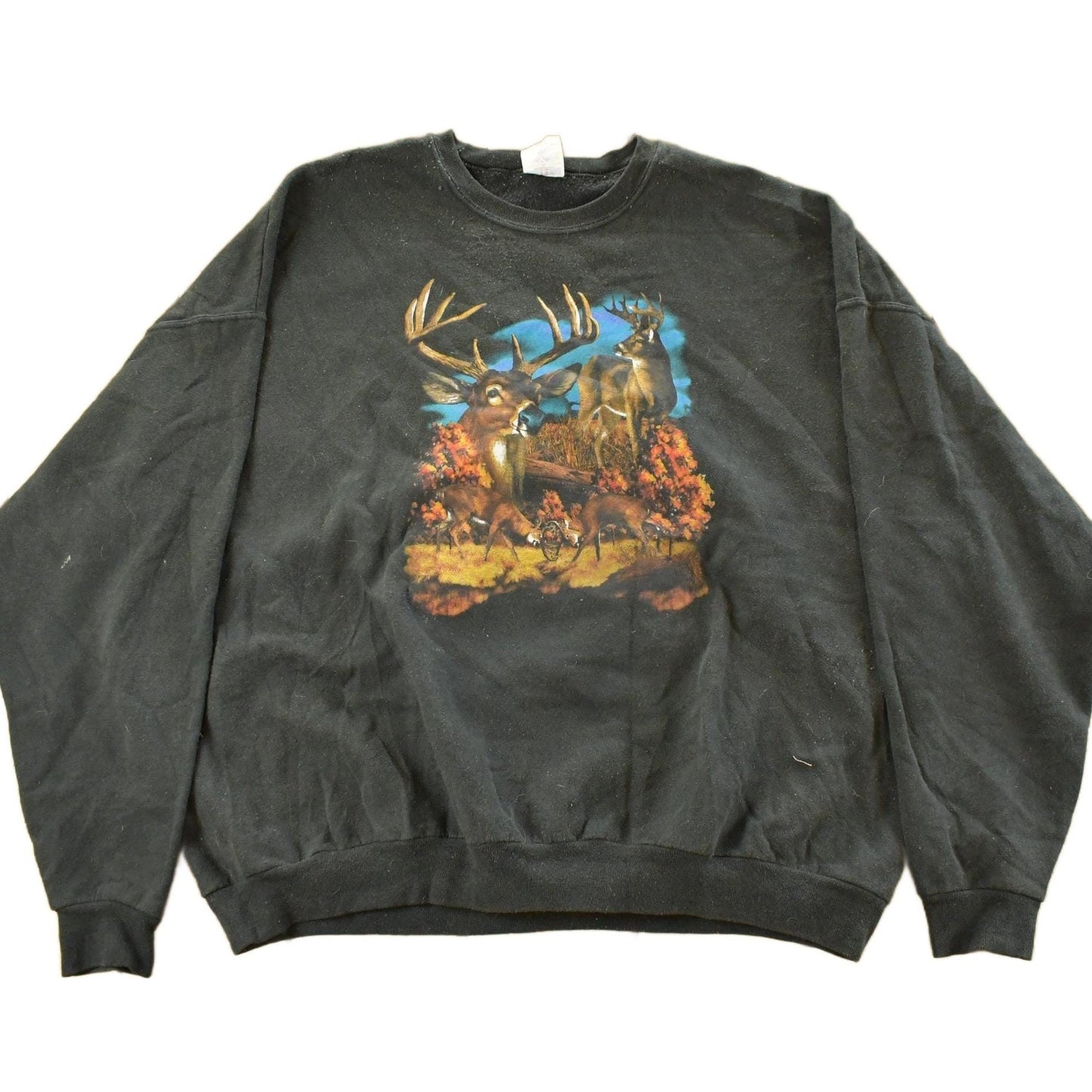 Vintage 2000s Deer Outdoors Crewneck Sweatshirt Men's 3XL from propervintagecanada