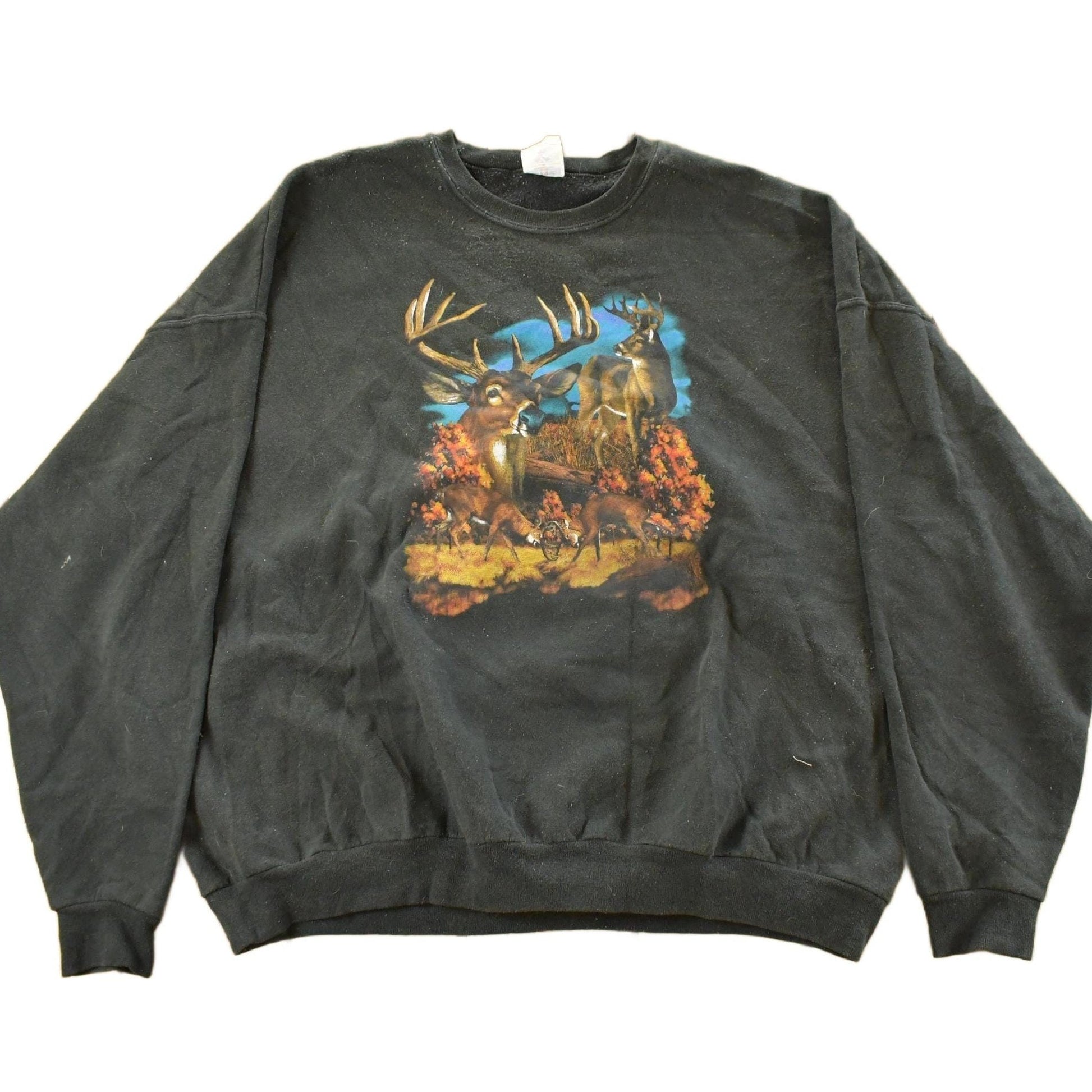 Vintage 2000s Deer Outdoors Crewneck Sweatshirt Men's 3XL from propervintagecanada