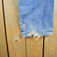 Vintage 2000s Dickies Double Knee Distressed Flannel Lined Denim Work Jeans Men's 38 x 32