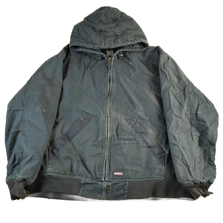 Vintage 2000s Dickies Hooded Canvas Work Jacket Men's 2XL from propervintagecanada