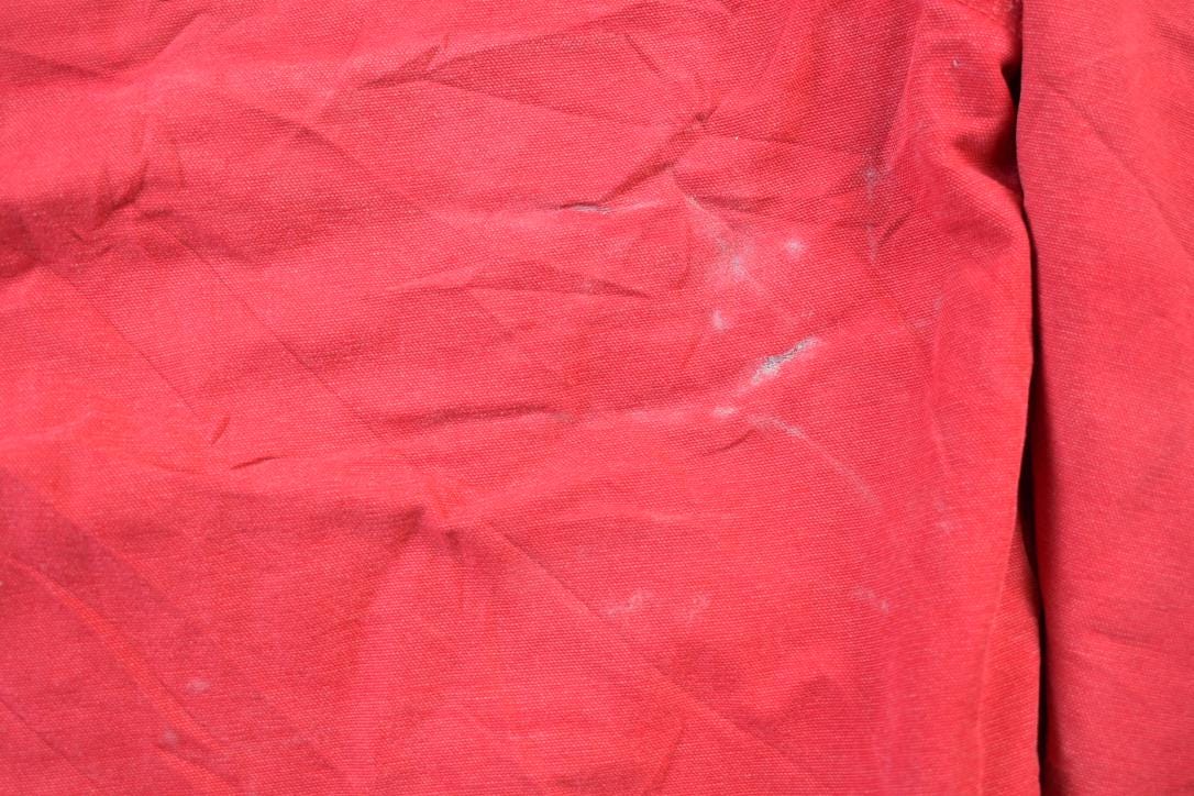 Vintage 2000s Distressed Carhartt Red Active Jacket Size L from propervintagecanada