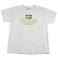 Vintage 2000s Does This Shirt Make Me Look Swedish T-Shirt Men's Large from propervintagecanada