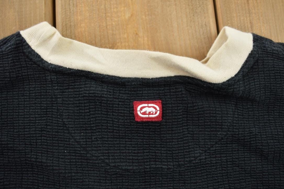 Vintage 2000s Ecko Unlimited Embroidered Long Sleeve T Shirt Men's XL from propervintagecanada