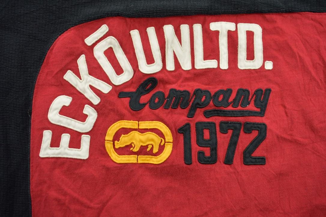 Vintage 2000s Ecko Unlimited Embroidered Long Sleeve T Shirt Men's XL from propervintagecanada