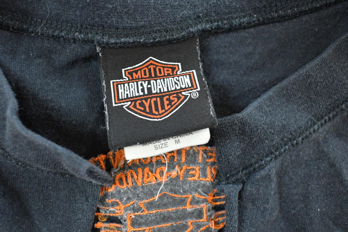 Vintage 2000s Embroidered Harley-Davidson Biker Tank Top Mens Men's Medium from propervintagecanada