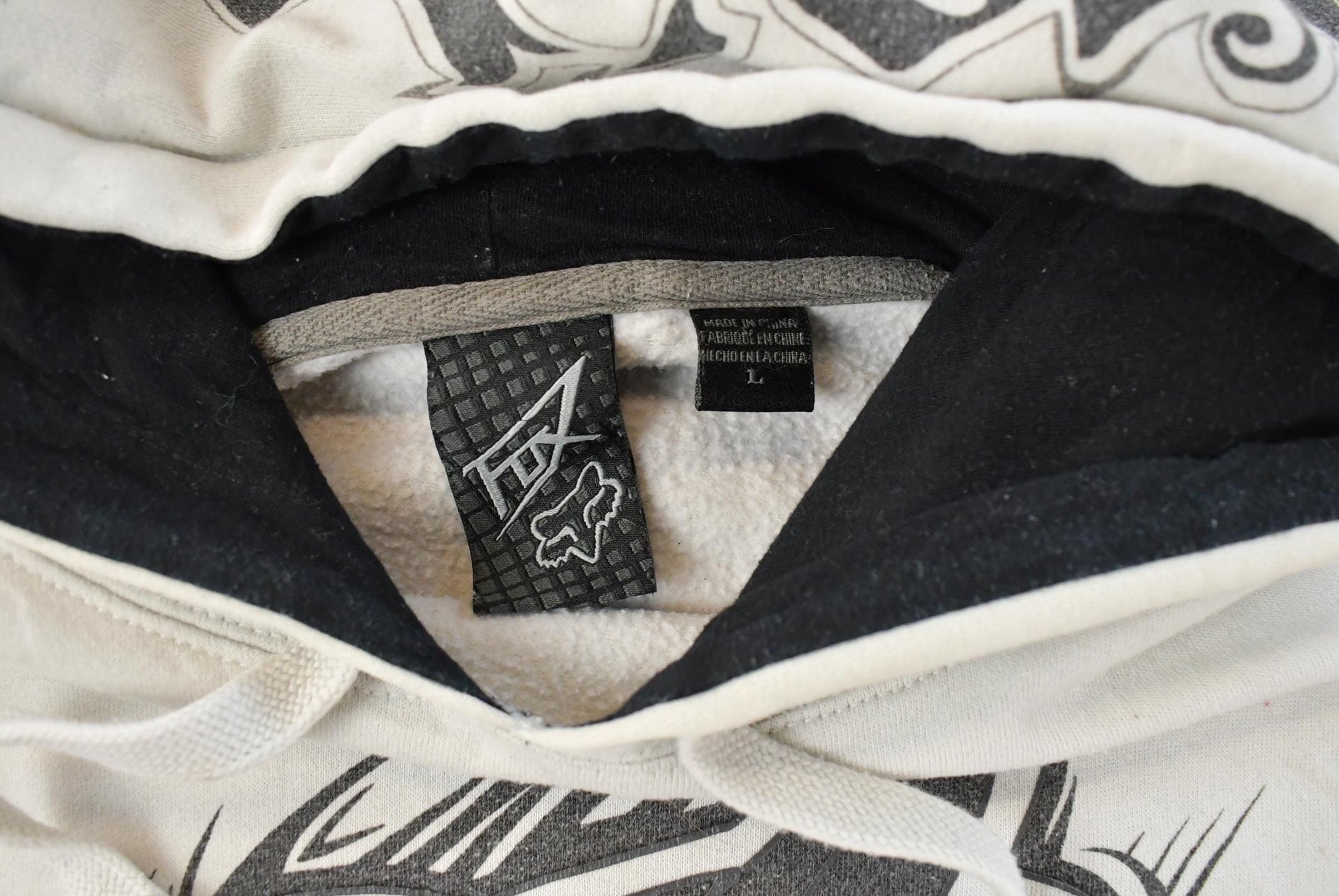 Vintage 2000s Fox Racing Hoodie Sweatshirt Men's Large from propervintagecanada