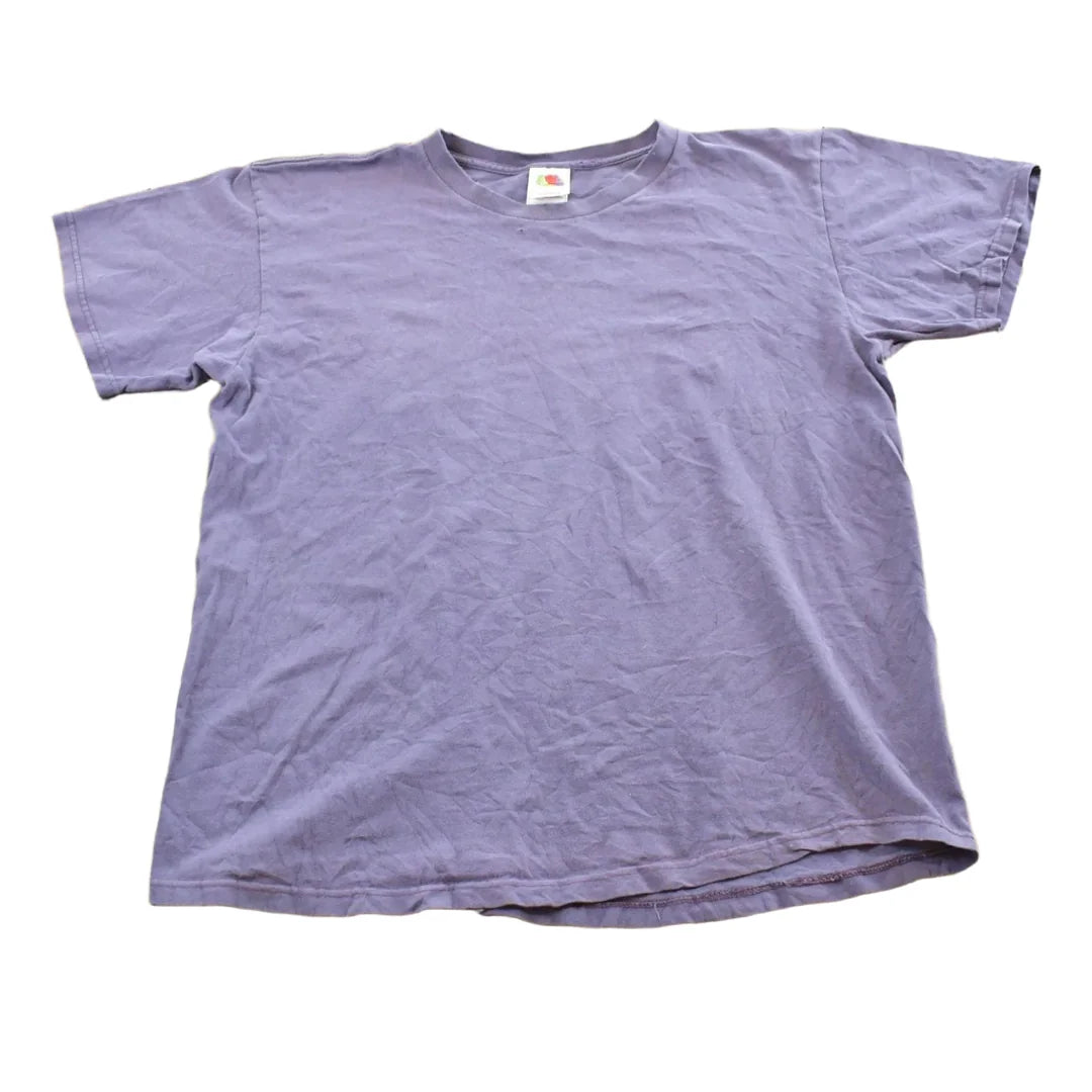 Vintage 2000s Fruit of the Loom Purple Blank T-Shirt Men's M from propervintagecanada