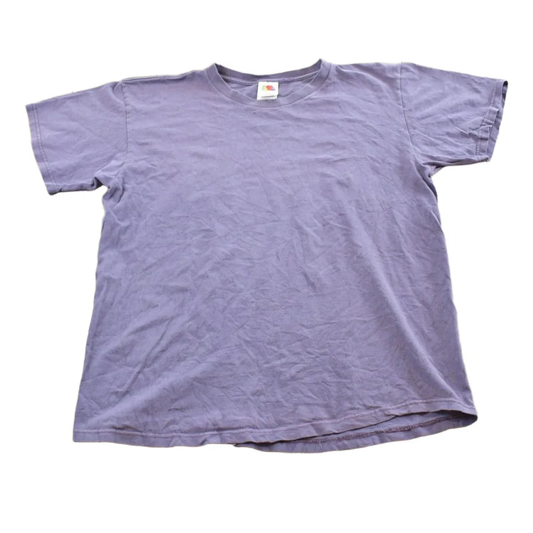 Vintage 2000s Fruit of the Loom Purple Blank T-Shirt Men's M from propervintagecanada