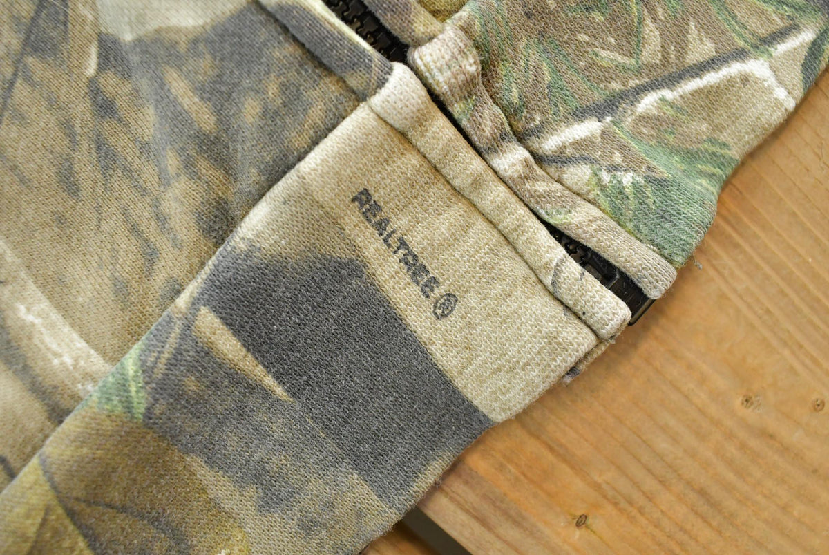 Vintage 2000s Gander Mountain Realtree Camo Full Zip Hoodie Sweatshirt Men's XL from propervintagecanada