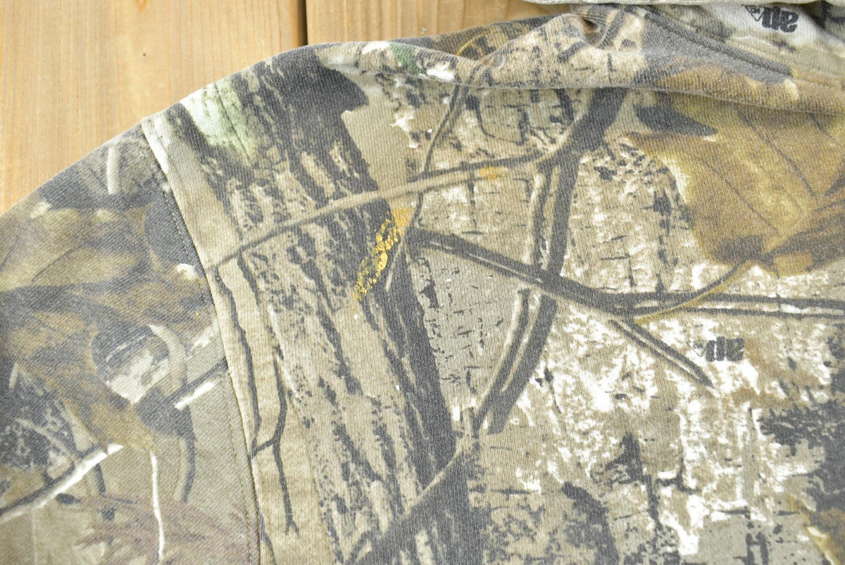 Vintage 2000s Gander Mountain Realtree Camo Full Zip Hoodie Sweatshirt Men's XL from propervintagecanada
