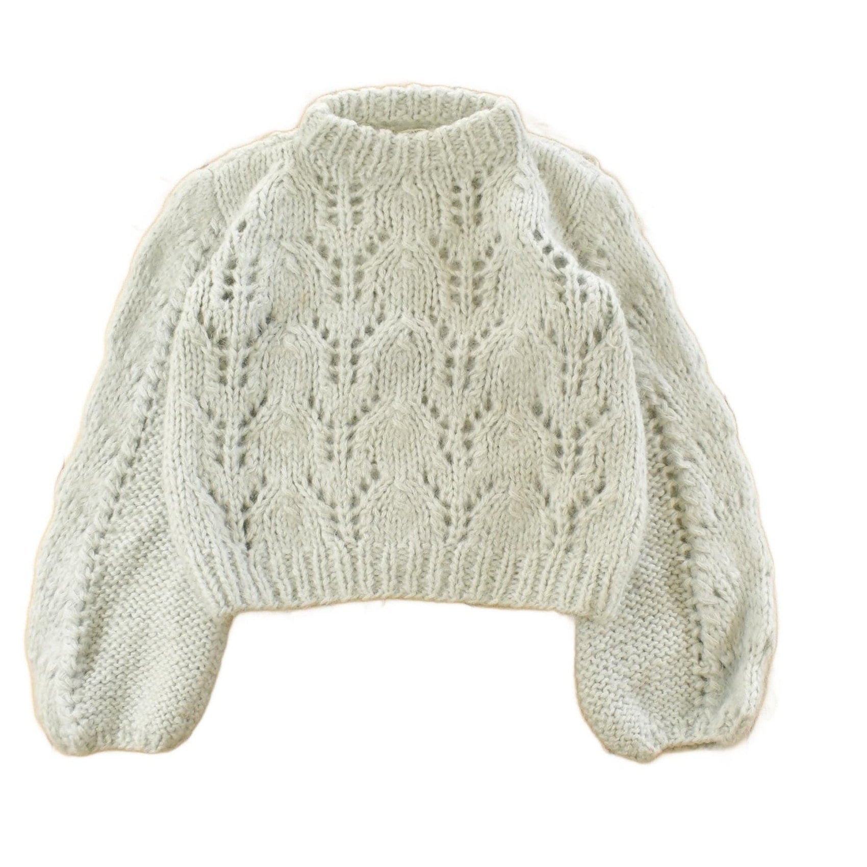 Vintage 2000s Ganni Wool Mohair Knit Mockneck Sweater Women's Large from propervintagecanada