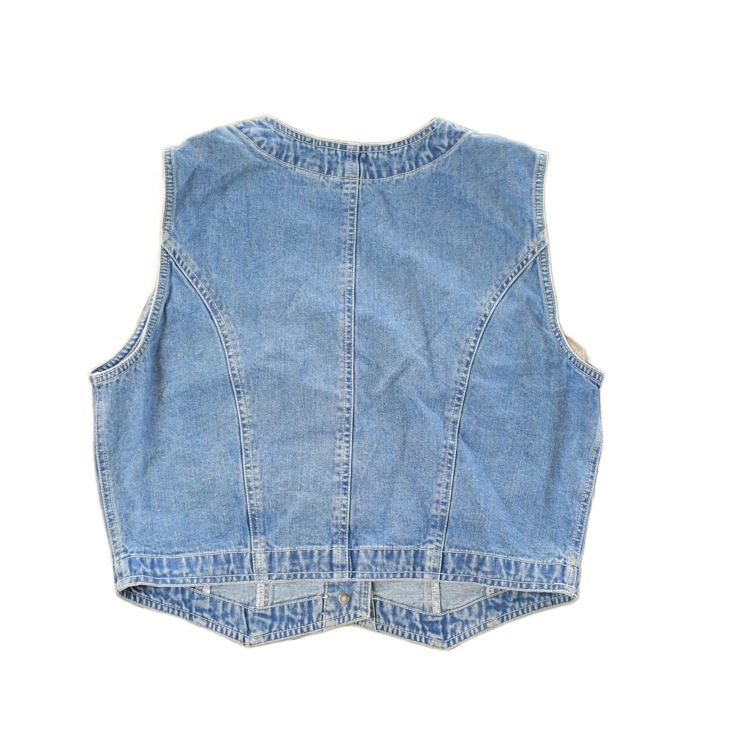 Vintage 2000s Gap Denim Button Up Vest Jacket Women's M from propervintagecanada