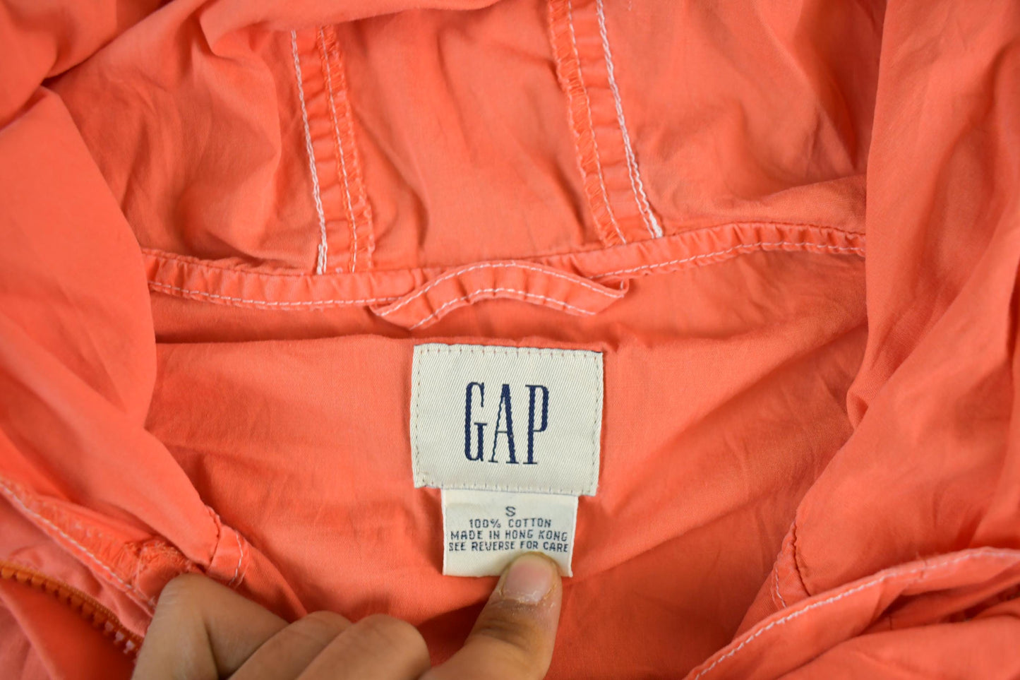Vintage 2000s Gap Quarter Zip Anorak Windbreaker Jacket Men's Small from propervintagecanada