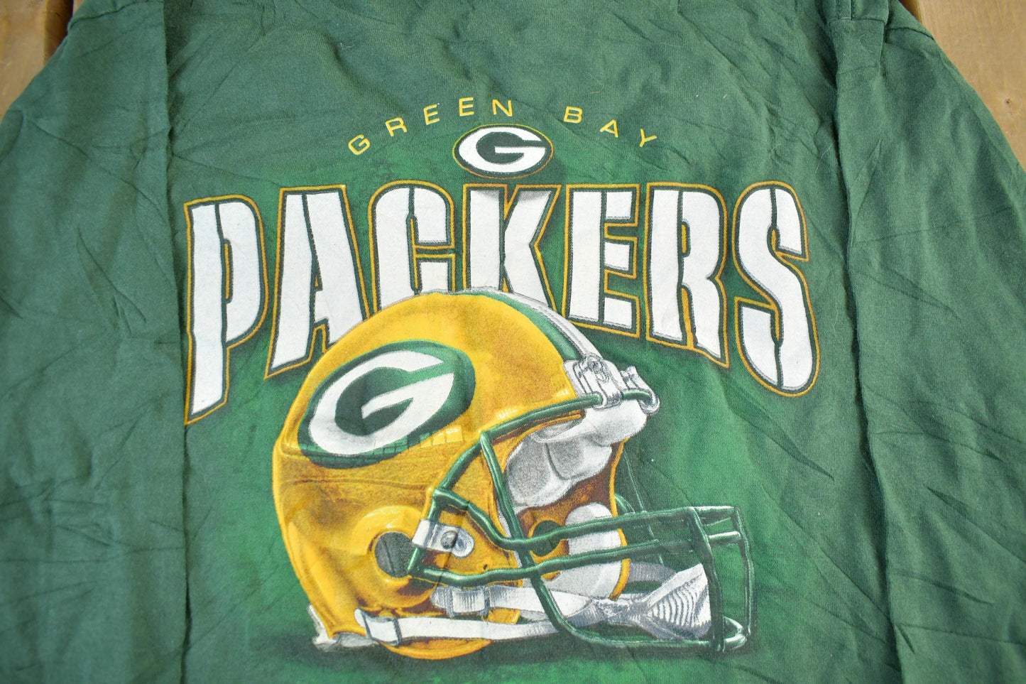 Vintage 2000s Green Bay Packers Graphic Long Sleeve Shirt Men's Medium from propervintagecanada