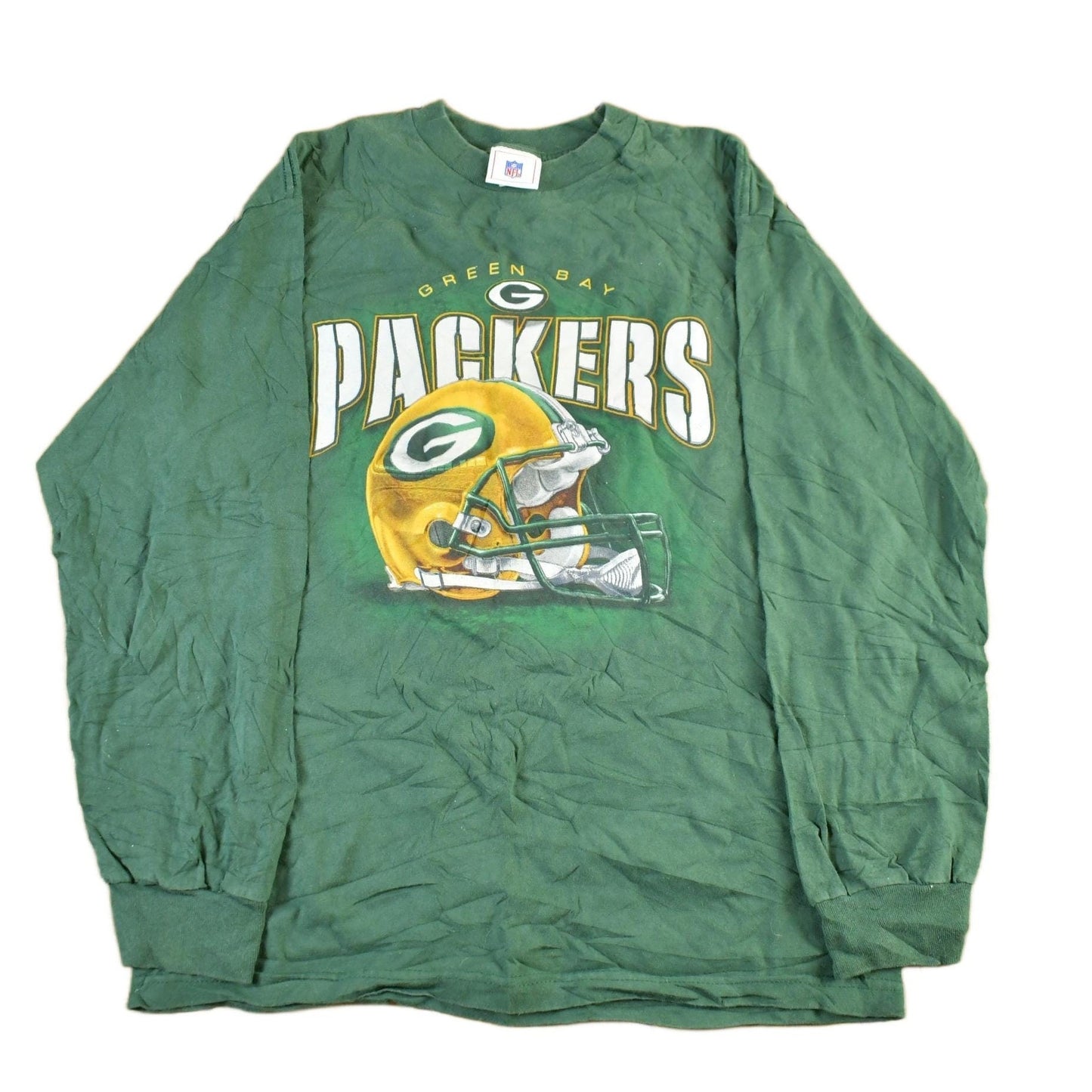 Vintage 2000s Green Bay Packers Graphic Long Sleeve Shirt Men's Medium from propervintagecanada
