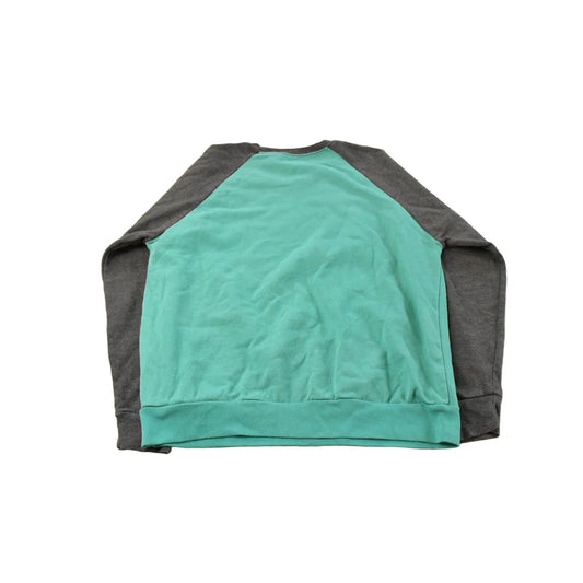 Vintage 2000s Green Blank Raglan Crewneck Sweatshirt Men's L from propervintagecanada