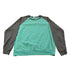 Vintage 2000s Green Blank Raglan Crewneck Sweatshirt Men&