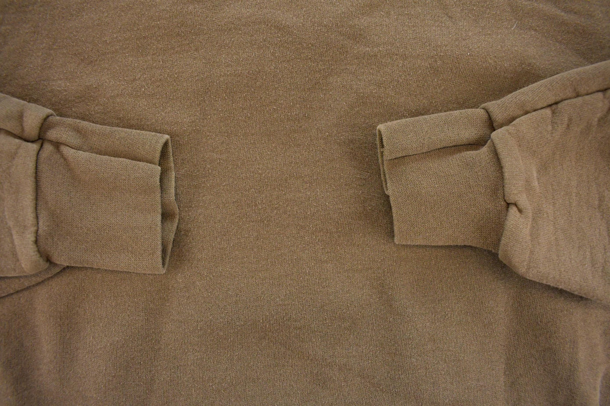 Vintage 2000s Hanes Blank Brown Crewneck Sweatshirt Men's L from propervintagecanada