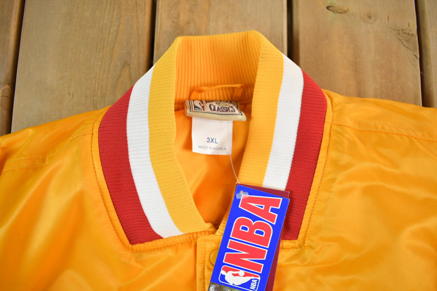 Vintage 2000s Hardwood Classics Atlanta Hawks NBA Basketball Embroidered Snap Button Satin Bomber Jacket Mens 3XL / Y2K Varsity/ Streetwear from propervintagecanada