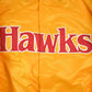 Vintage 2000s Hardwood Classics Atlanta Hawks NBA Basketball Embroidered Snap Button Satin Bomber Jacket Mens 3XL / Y2K Varsity/ Streetwear from propervintagecanada
