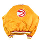 Vintage 2000s Hardwood Classics Atlanta Hawks NBA Basketball Embroidered Snap Button Satin Bomber Jacket Mens 3XL / Y2K Varsity/ Streetwear from propervintagecanada