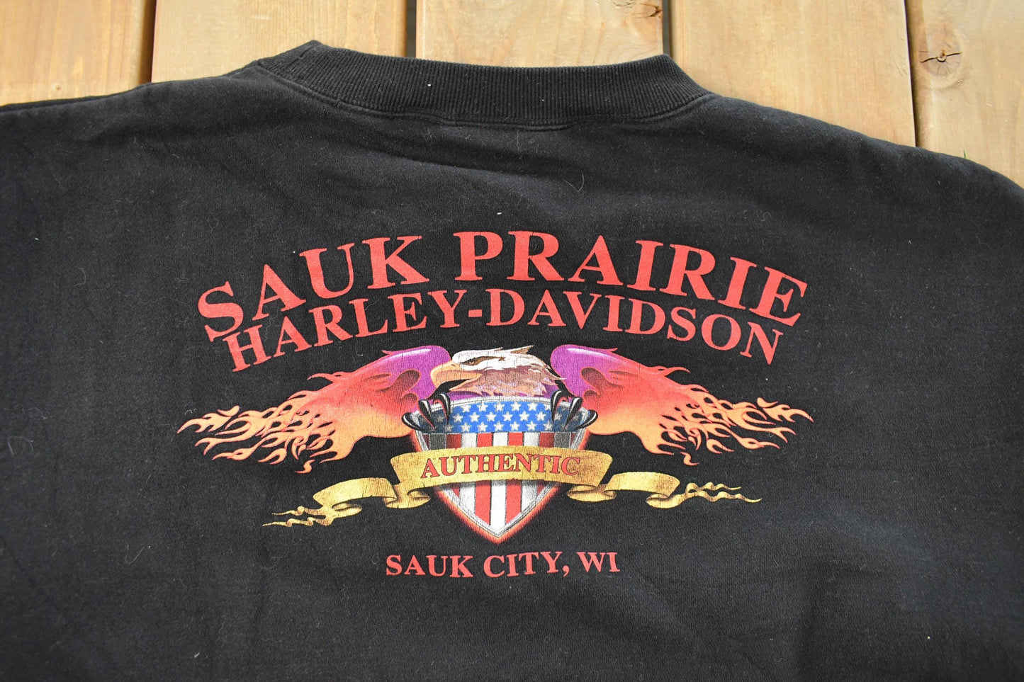 Vintage 2000s Harley Davidson Crewneck Sweatshirt Men's 2XL from propervintagecanada