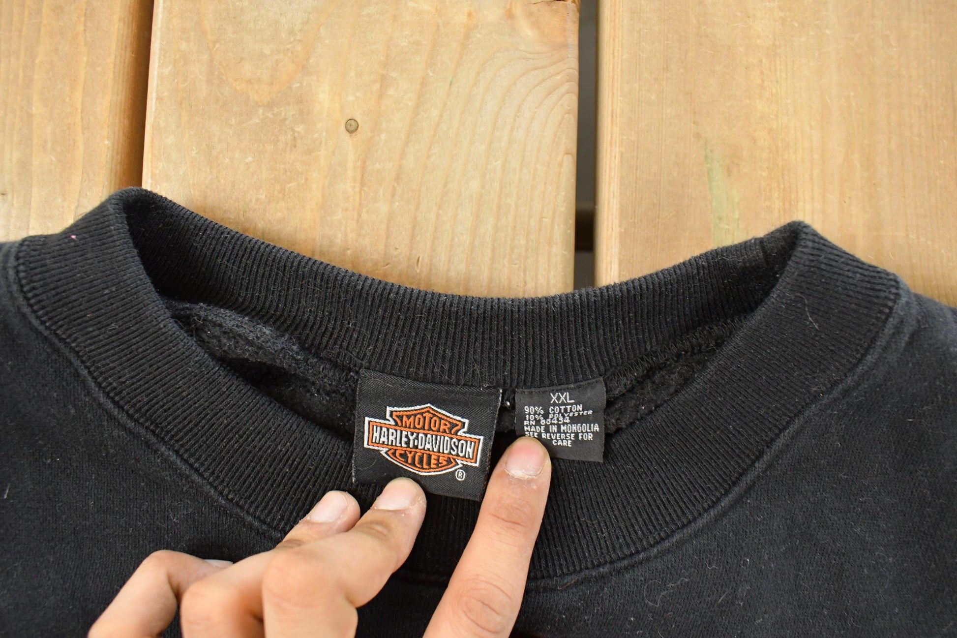 Vintage 2000s Harley Davidson Crewneck Sweatshirt Men's 2XL from propervintagecanada